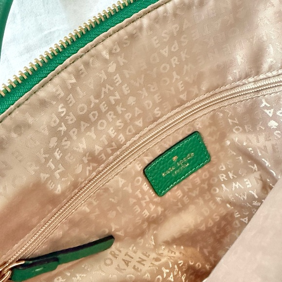 Kate Spade Green Leather Tote Bag - Picture 4 of 15